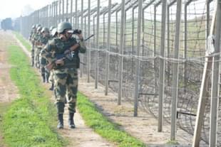 BSF troops guarding